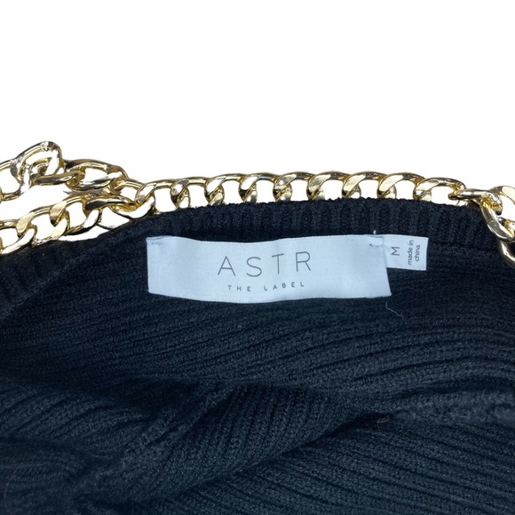 Revolve - ASTR The Label Elson Sweater Black size M - Picture 8 of 9